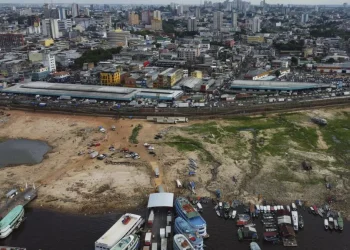 Siccità in Brasile: affluente principale del Rio Amazzoni prosciugato