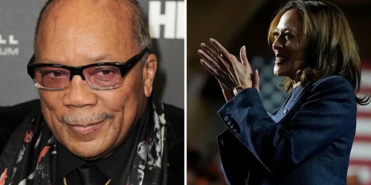 Kamala Harris celebra Quincy Jones, un innovatore musicale