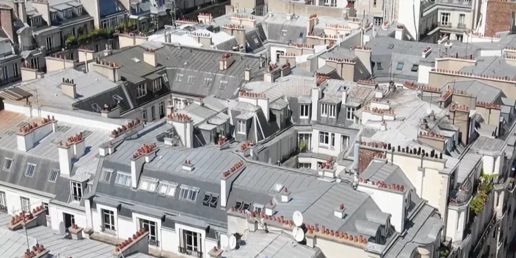 Tetti in zinco di Parigi: effetto forno e aumento delle temperature