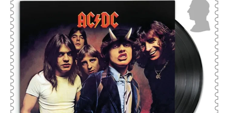 AC/DC: francobolli per il 50° anniversario di High Voltage